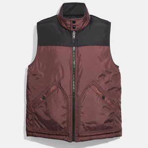 NWT Coach reversible down vest